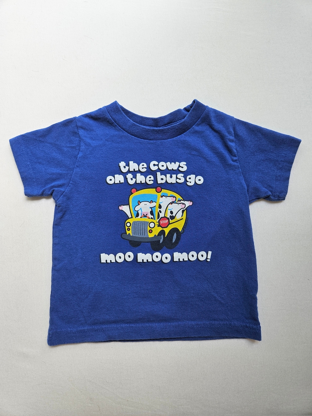 PEI Cows on the Bus Tee Size 2
